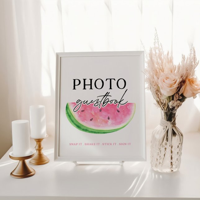 Expositor En L Rótulo One In A Melon Rótulo Watermelon Guestbook (Subido por el creador)