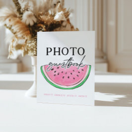 Expositor En L Rótulo One In A Melon Rótulo Watermelon Guestbook