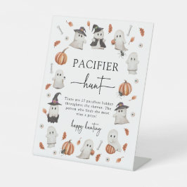 Expositor En L Rótulo Pacificador de Halloween