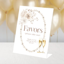 Expositor En L Rótulo Pearls Favors