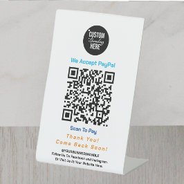 Expositor En L Rótulo Peatonal Empresarial Sin Contacto Con Logot