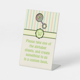 Expositor En L Rótulo Peatonal Rattle