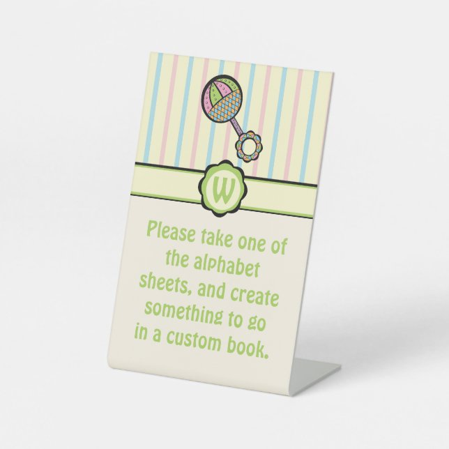 Expositor En L Rótulo Peatonal Rattle (Anverso)