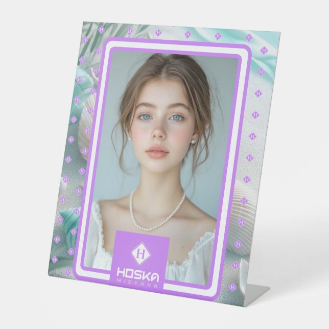 Expositor En L Rótulo Pedestal (Anverso)