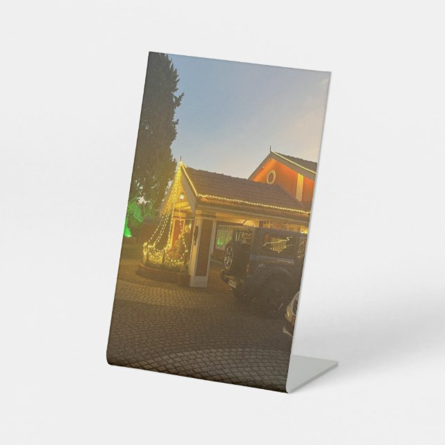 Expositor En L Rótulo Pedestal (Anverso)