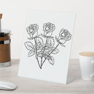 Expositor En L Rótulo Pedestal