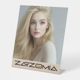 Expositor En L Rótulo Pedestal