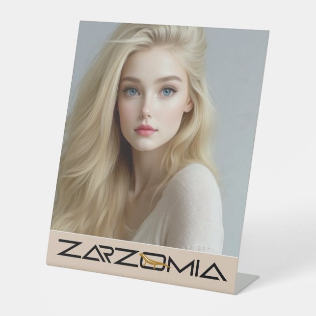 Expositor En L Rótulo Pedestal (Anverso)