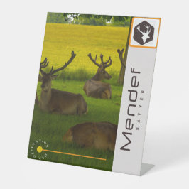 Expositor En L Rótulo Pedestal