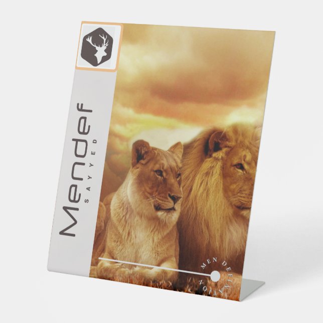 Expositor En L Rótulo Pedestal (Anverso)