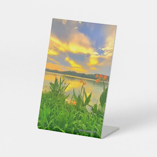 Expositor En L Rótulo Pedestal (Anverso)