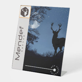 Expositor En L Rótulo Pedestal