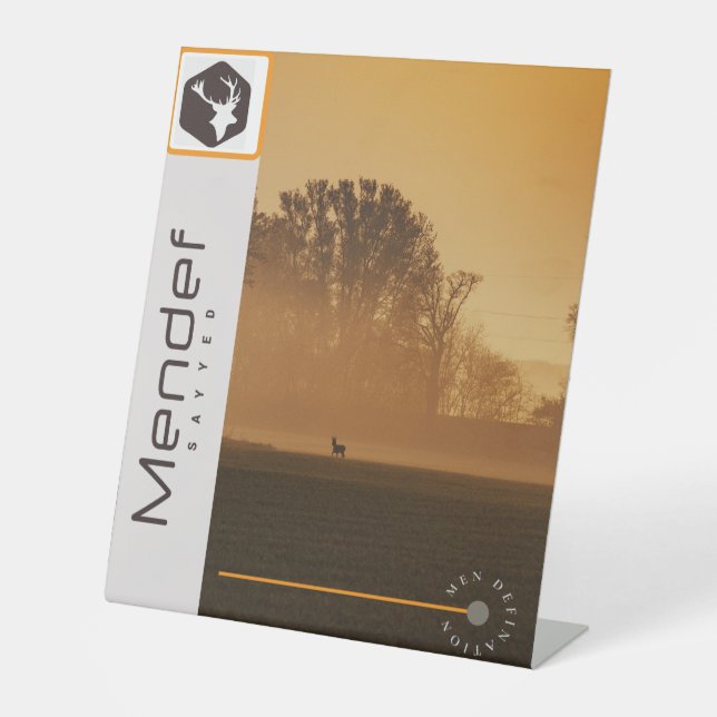 Expositor En L Rótulo Pedestal (Anverso)