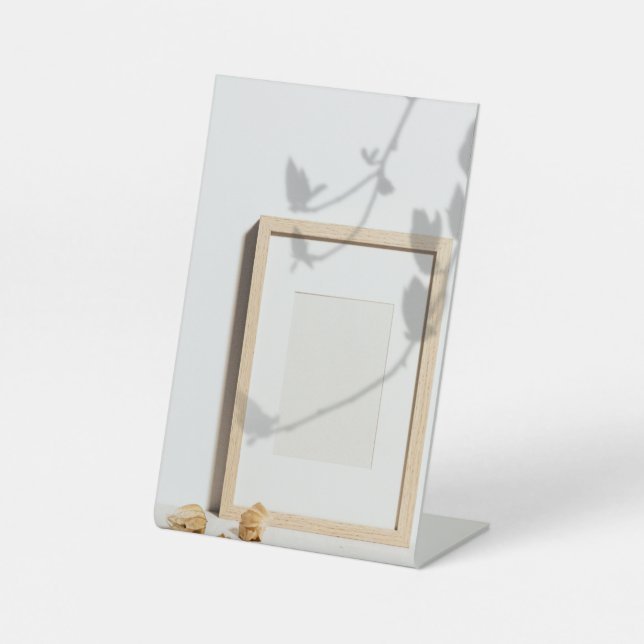 Expositor En L Rótulo Pedestal (Anverso)