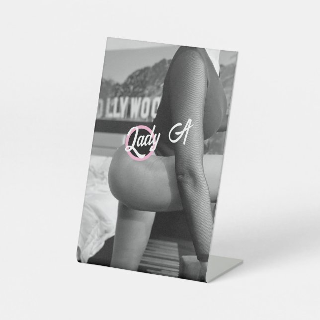 Expositor En L Rótulo Pedestal (Anverso)