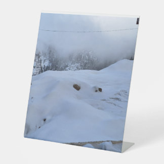 Expositor En L Rótulo Pedestal