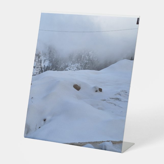 Expositor En L Rótulo Pedestal (Anverso)