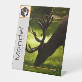 Expositor En L Rótulo Pedestal