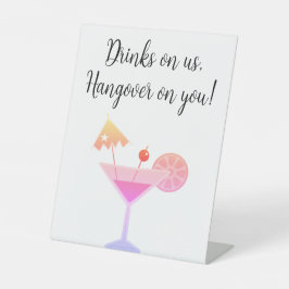 Expositor En L Rótulo Pedestal