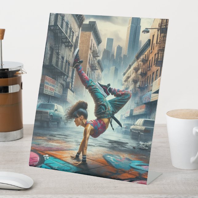 Expositor En L Rótulo Pedestal (In Situ)