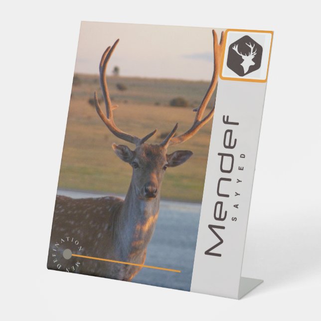 Expositor En L Rótulo Pedestal (Anverso)