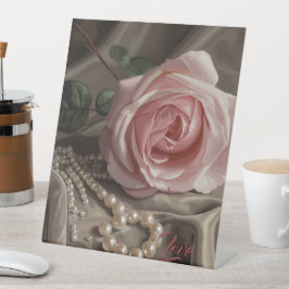 Expositor En L Rótulo Pedestal