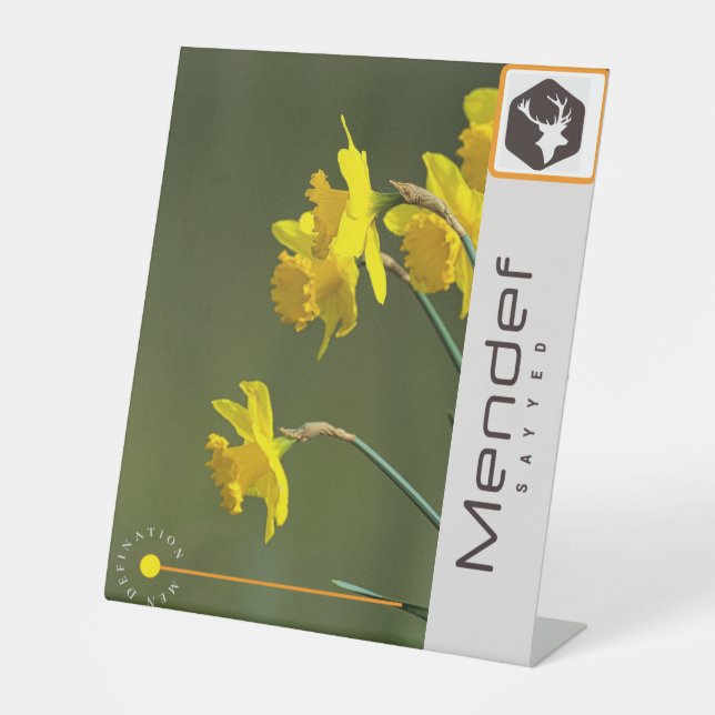 Expositor En L Rótulo Pedestal (Anverso)