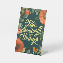 Expositor En L Rótulo Pedestal