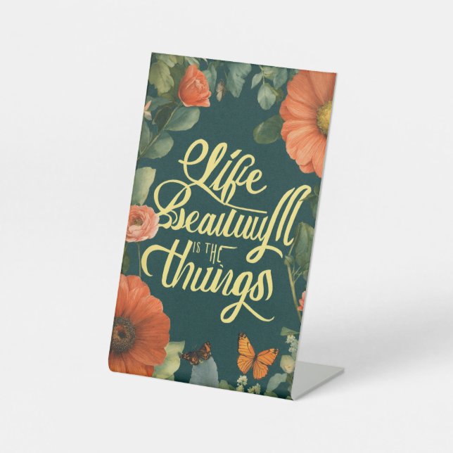 Expositor En L Rótulo Pedestal (Anverso)