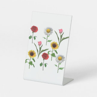 Expositor En L Rótulo Pedestal