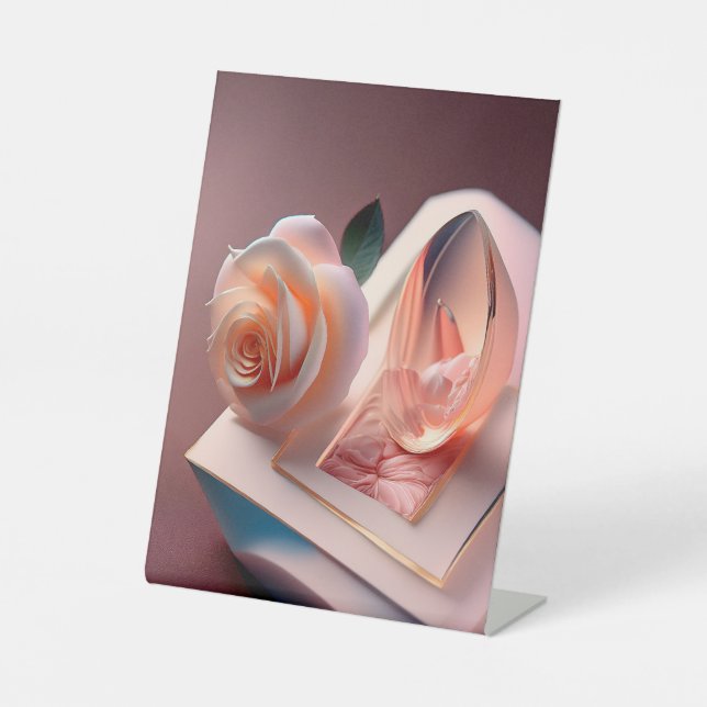 Expositor En L Rótulo Pedestal 6x8 (Anverso)