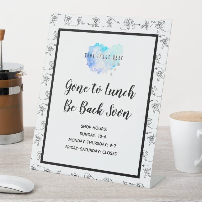 Expositor En L Rótulo Pedestal Astronauta (In Situ)