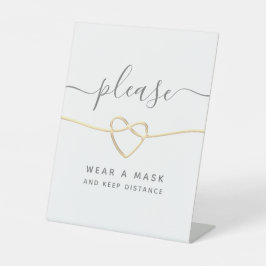 Expositor En L Rótulo Pedestal Boda de caligrafía moderna