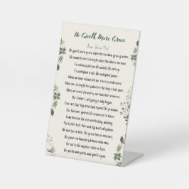 Expositor En L Rótulo Pedestal - Da Más Gracia