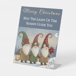 Expositor En L Rótulo Pedestal de Elves Vintage