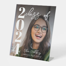 Expositor En L Rótulo Pedestal de Graduación Personalizada