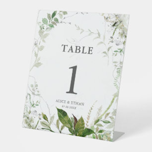Expositor En L Rótulo Pedestal de la mesa de asiento de la vegeta
