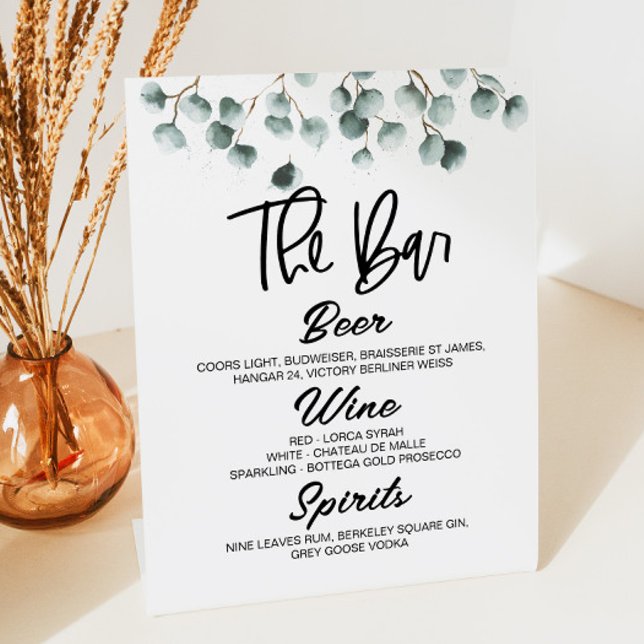 Expositor En L Rótulo Pedestal de la Planta Verde Eucalyptus (Subido por el creador)