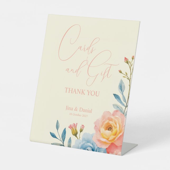 Expositor En L Rótulo Pedestal de Serenade Garden (Anverso)