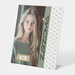 Expositor En L Rótulo PEDESTAL DE ZARZOMIA