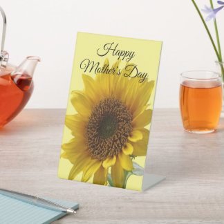 Expositor En L Rótulo Pedestal del Girasol