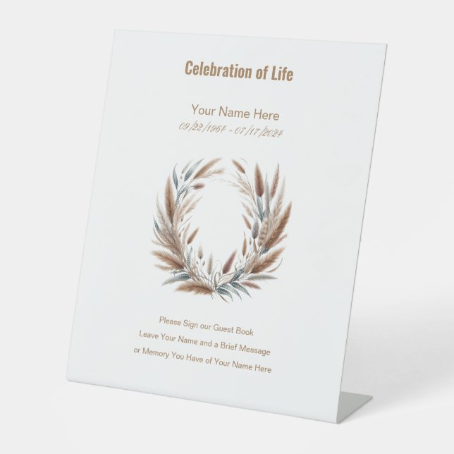 Expositor En L Rótulo Pedestal del libro de Rótulos Botánicos (Anverso)