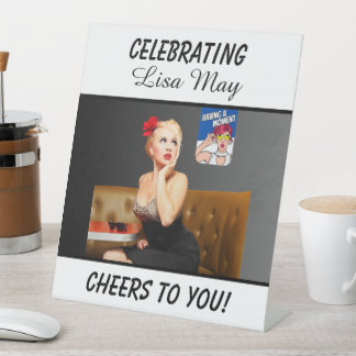 Expositor En L Rótulo Pedestal del Partido de los Años Blancos, P