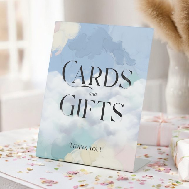 Expositor En L Rótulo Pedestal Dreamy Cloud Nueve 'Tarjetas y Reg (Subido por el creador)