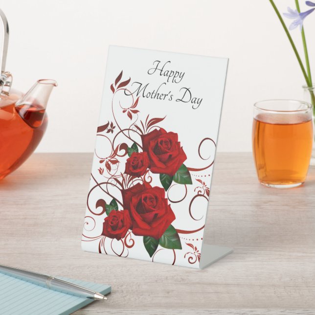 Expositor En L Rótulo Pedestal, feliz día de la madre (In Situ)