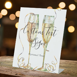 Expositor En L Rótulo Pedestal Fiesta elegante