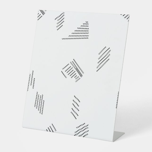 Expositor En L Rótulo Pedestal Horizontal, Cáliz Plateado (Anverso)