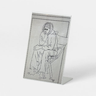 Expositor En L Rótulo Pedestal" Pensamiento