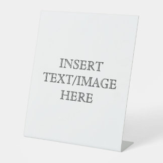 Expositor En L Rótulo Pedestal personalizado