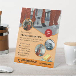 Expositor En L Rótulo Pedestal Personalizado de limpieza del hoga